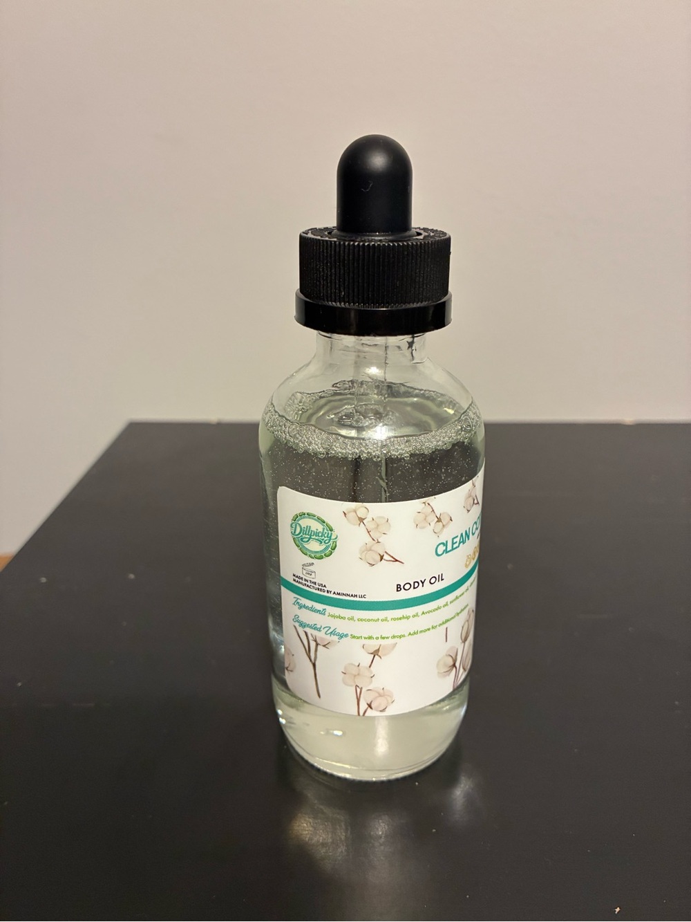 Aminnah Clean Cotton Body Oil